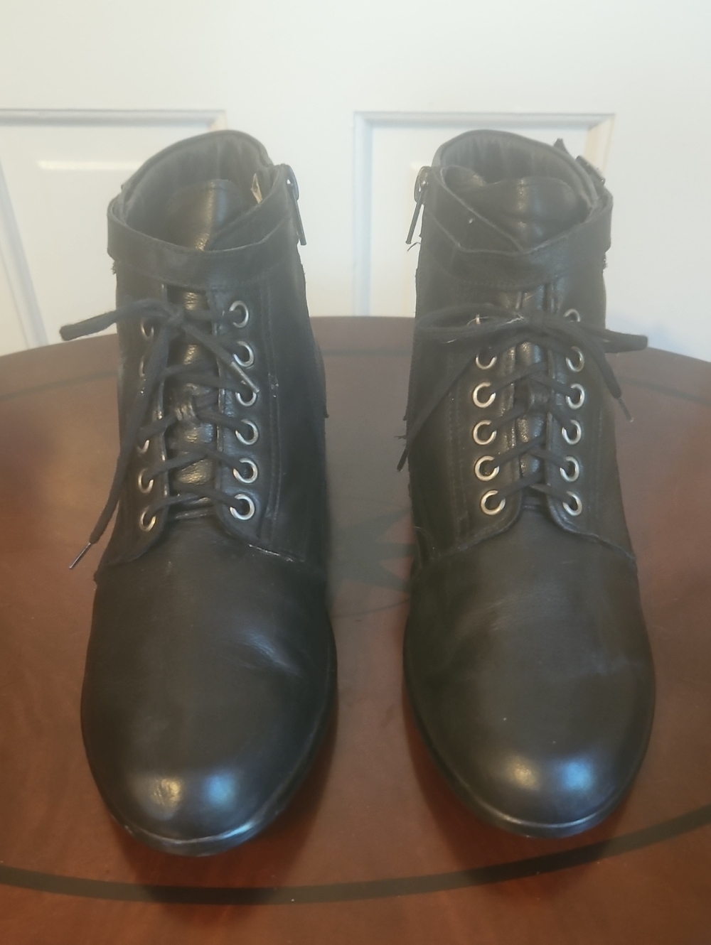 Naot Women's Black Lace-Up Ankle Boots